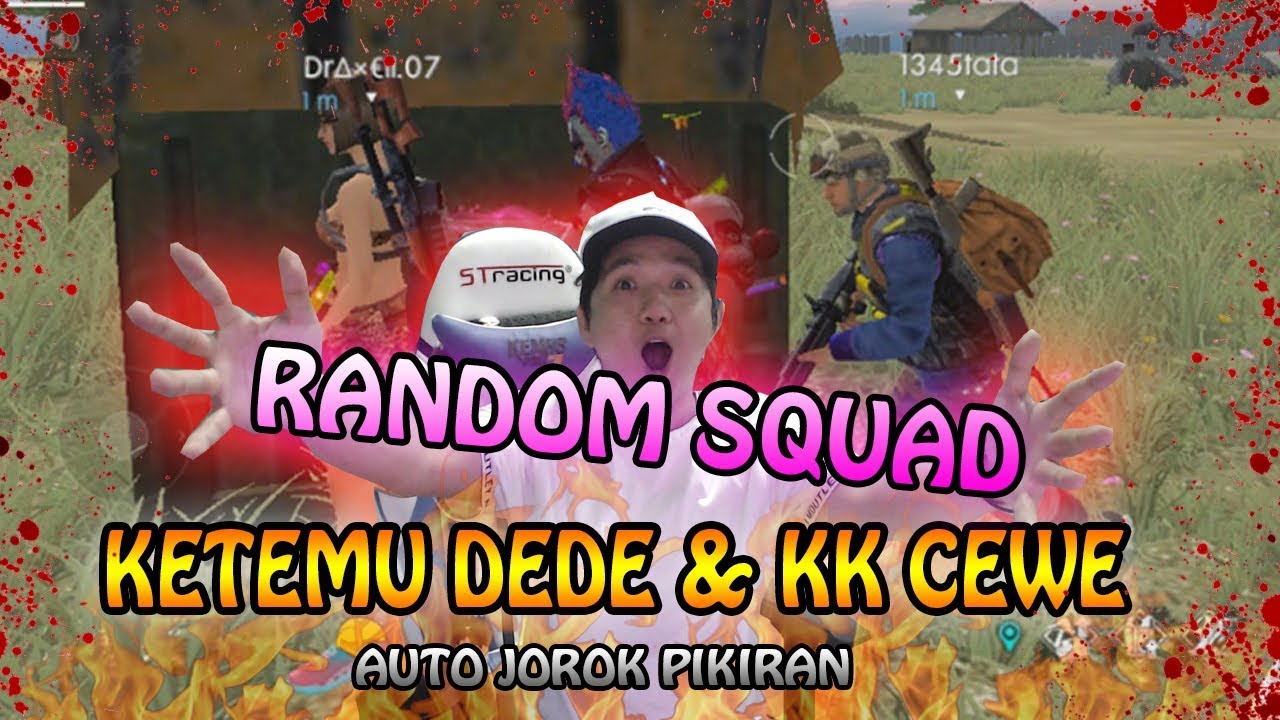 NGERJAIN BOCAH DI RANDOM SQUAD RANKED (auto ngakak) - Garena Free Fire