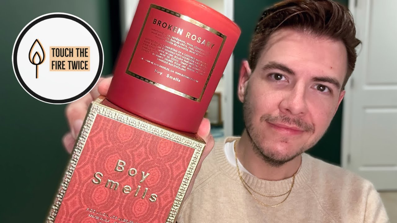 Boy Smells Broken Rosary Candle Review | The 12 Days of Candles | TouchTheFireTwice