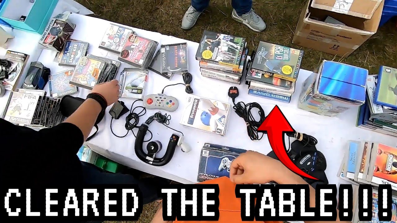 50p BOXED RETRO GAMES at the Boot Sale!!