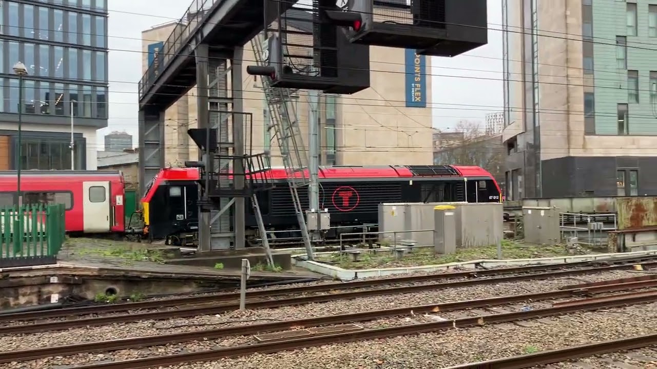 TFW 2:50PM SERVICE FROM CARDIFF CENTRAL TO MANCHESTER PICCADILLY DEPARTING CARDIFF CENTRAL PLAT 1.