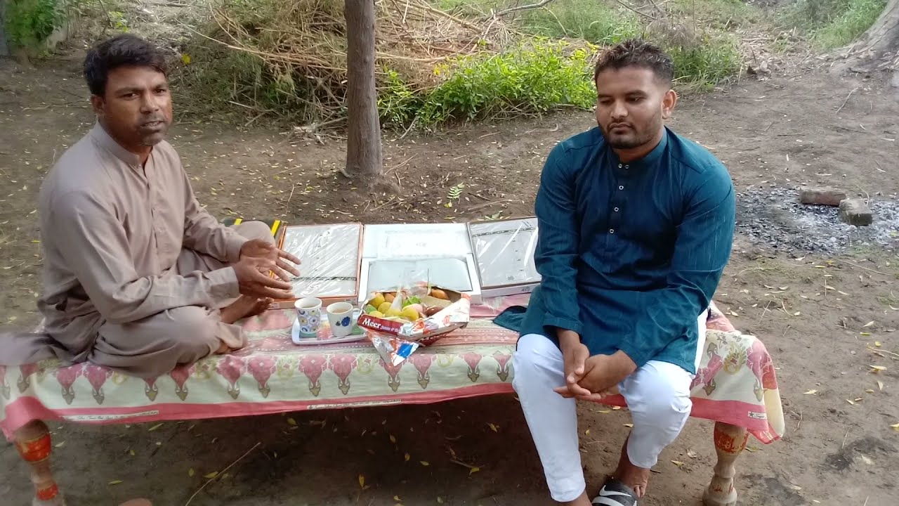 ln Mandi Bahauddin we performed the ritual of Ustad Shagardi You will pray for this child so that