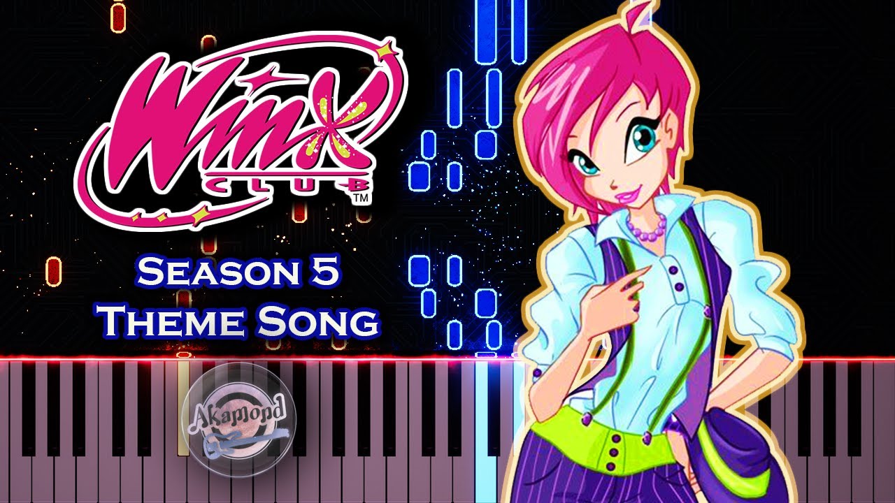 Winx Club Season 5 Theme Song Piano Cover and Tutorial