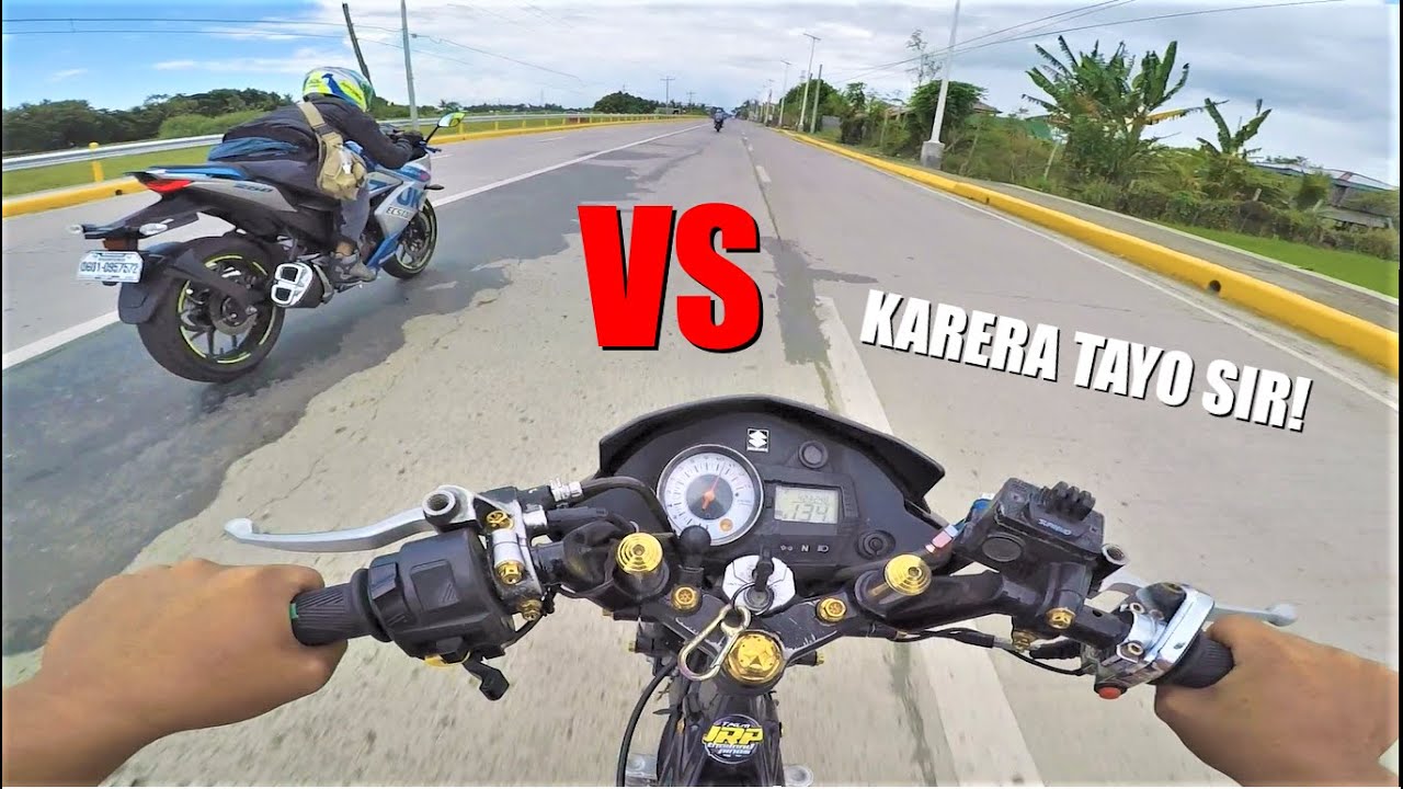 Karera tayo sir! | SF250 VS R150 | Topspeed sa GPS