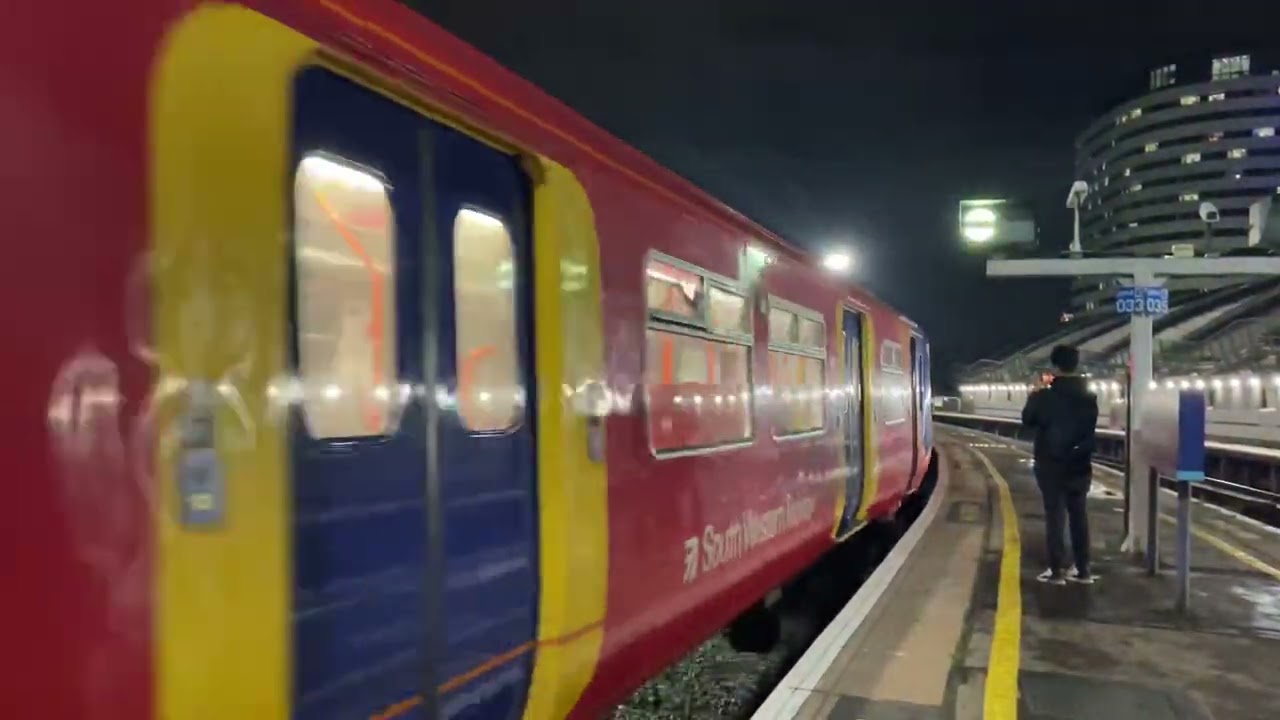 The Last EVER South Western Railway Class 456 departure from London Waterloo (15/01/22)