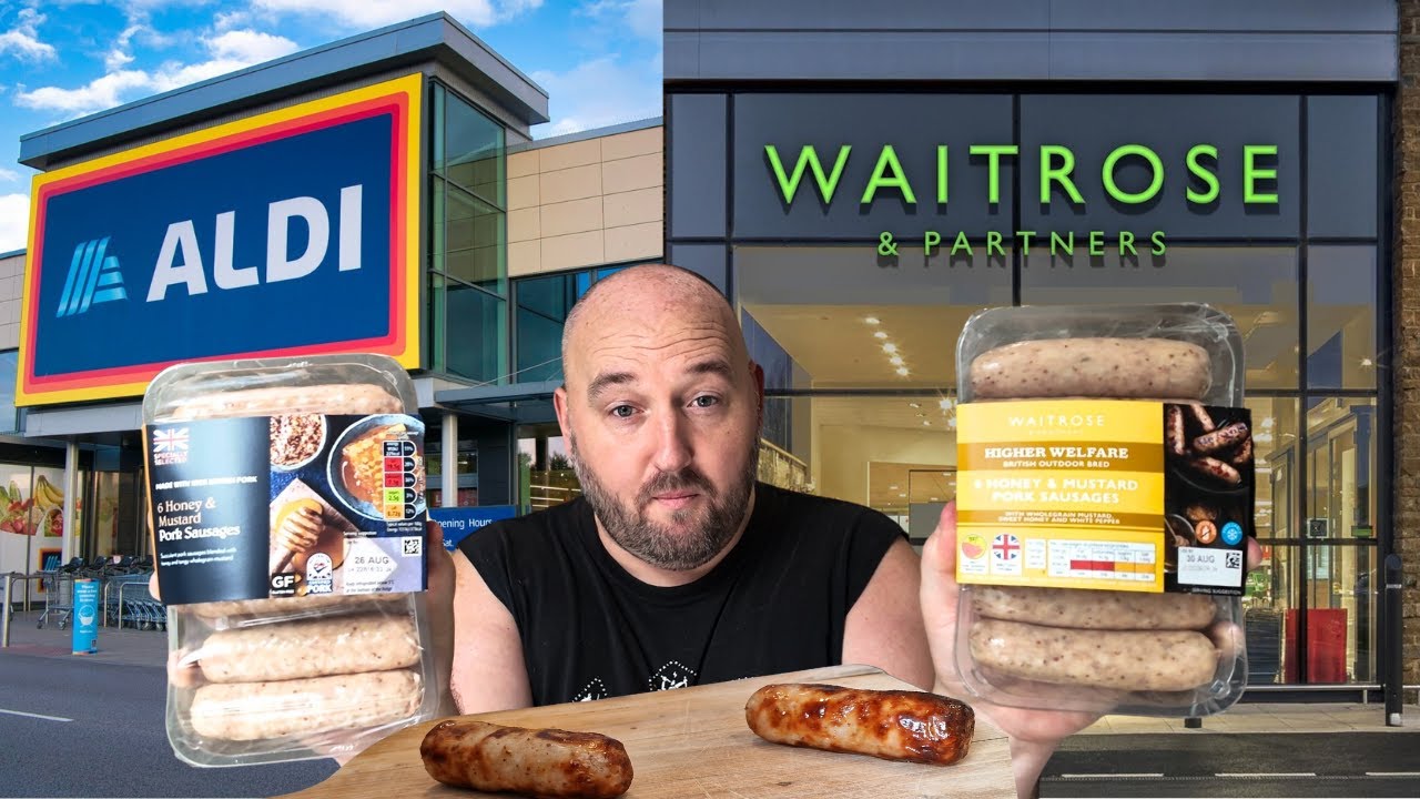 EXPENSIVE vs CHEAP SAUSAGES - Is there any difference ? - WAITROSE vs ALDI - This was UNEXPECTED !!!