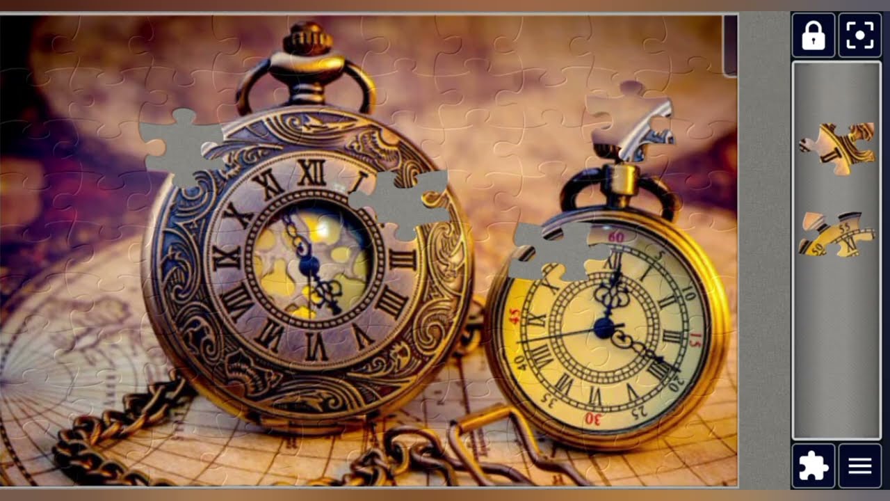 Classic Pocket Watches 🕰️ 🗺️💫🧩 Vintage jigsaw puzzle 🧩//@jigsawpuzzle45 