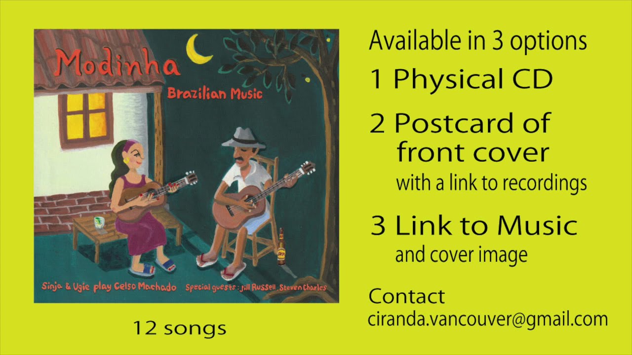 Music for classical guitars  by Brazilian composer Celso Machado, played by Sinja,Ugie & Friends