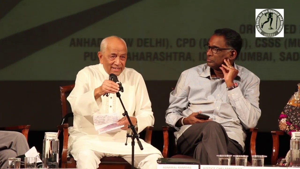 India Unites Convention on Non Violence and Harmony: Admiral L Ramdas
