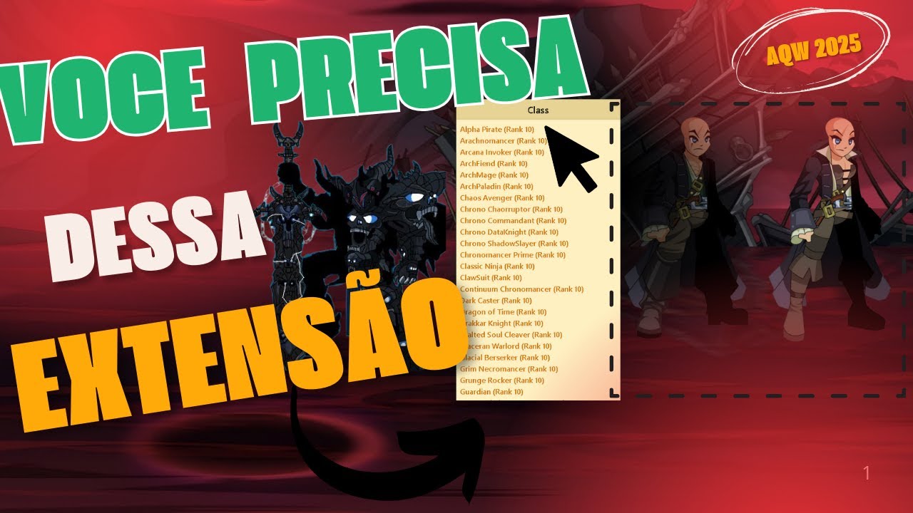 A Extens&atilde;o ESSENCIAL para AQW em 2025 (Atualizado!)