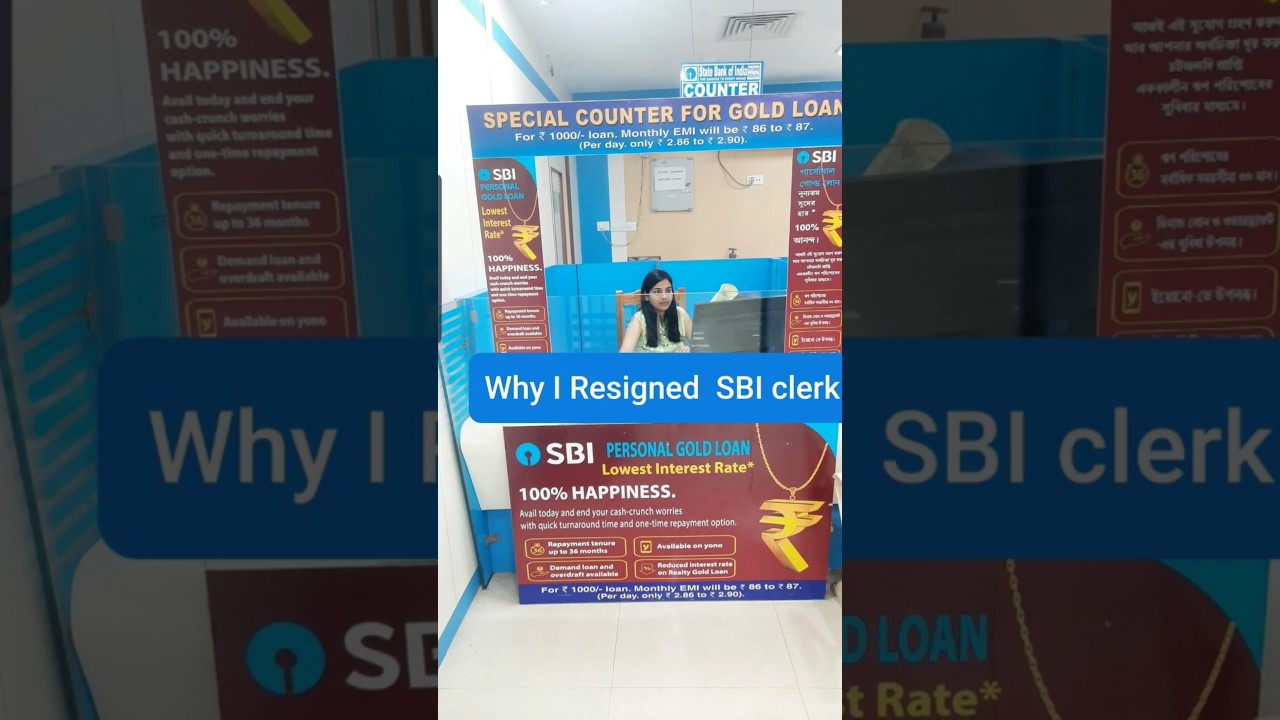 Why I Resigned from SBI clerk #sbipo #bankexam #upsc #sbiclerk #sbiclerknotification #bankexam