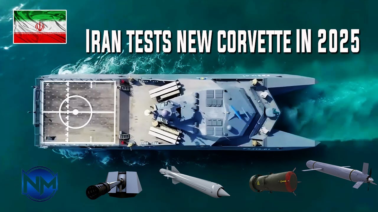 Iran tests Shahid Soleimani corvette IN 2025