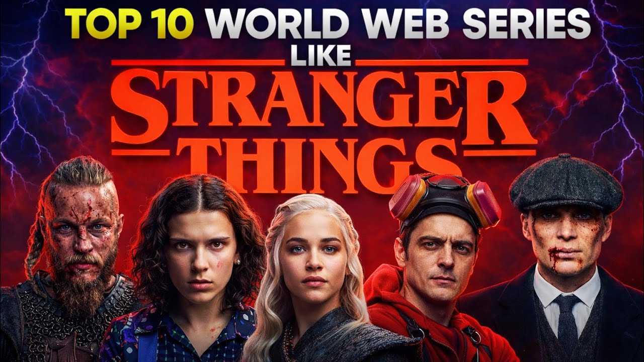 Top 10 WORLD’S Best Series Like Stranger Things in Hindi on Netflix and Amazon Prime. #webseries