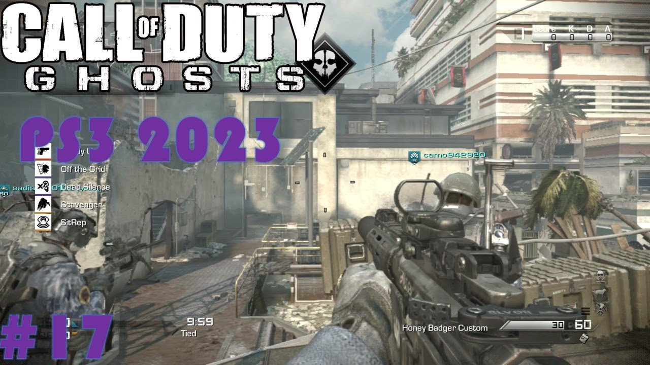 Call Of Duty: Ghost Multiplayer Gameplay 2023 (PS3) #17 👏