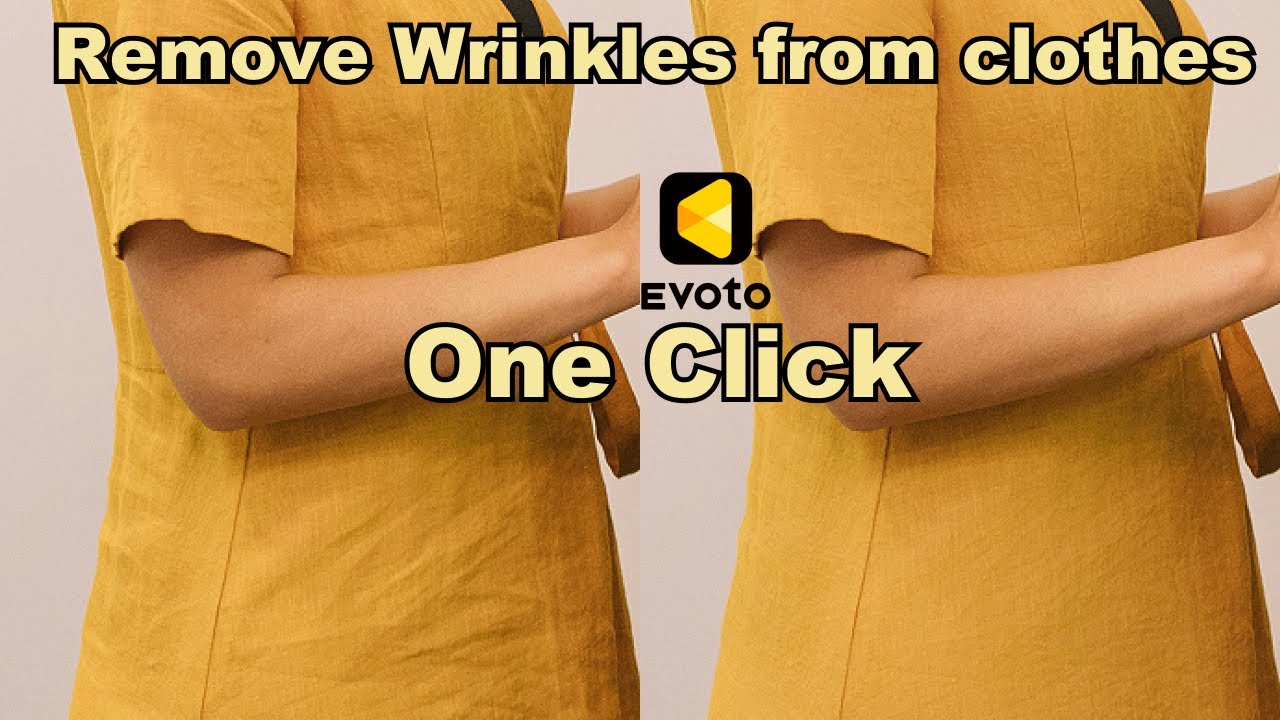 How to Remove Wrinkles from Clothes in Photos 2026 | Evoto AI One Click Solution | No Photoshop