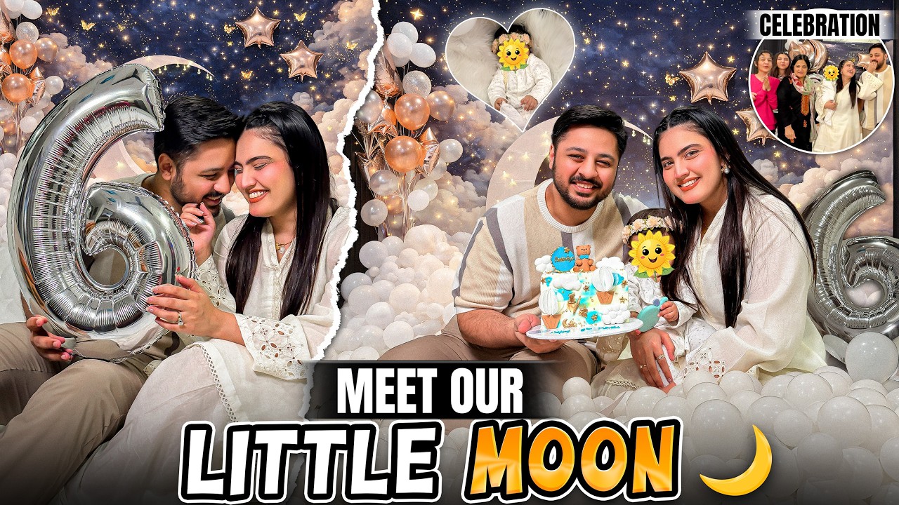 ANAVIYA'S 6th MONTH BIRTHDAY CELEBRATION 🌙 | Special Ramadan Theme Decor 😍| Iftar Py Jaga Nahe Mili😭