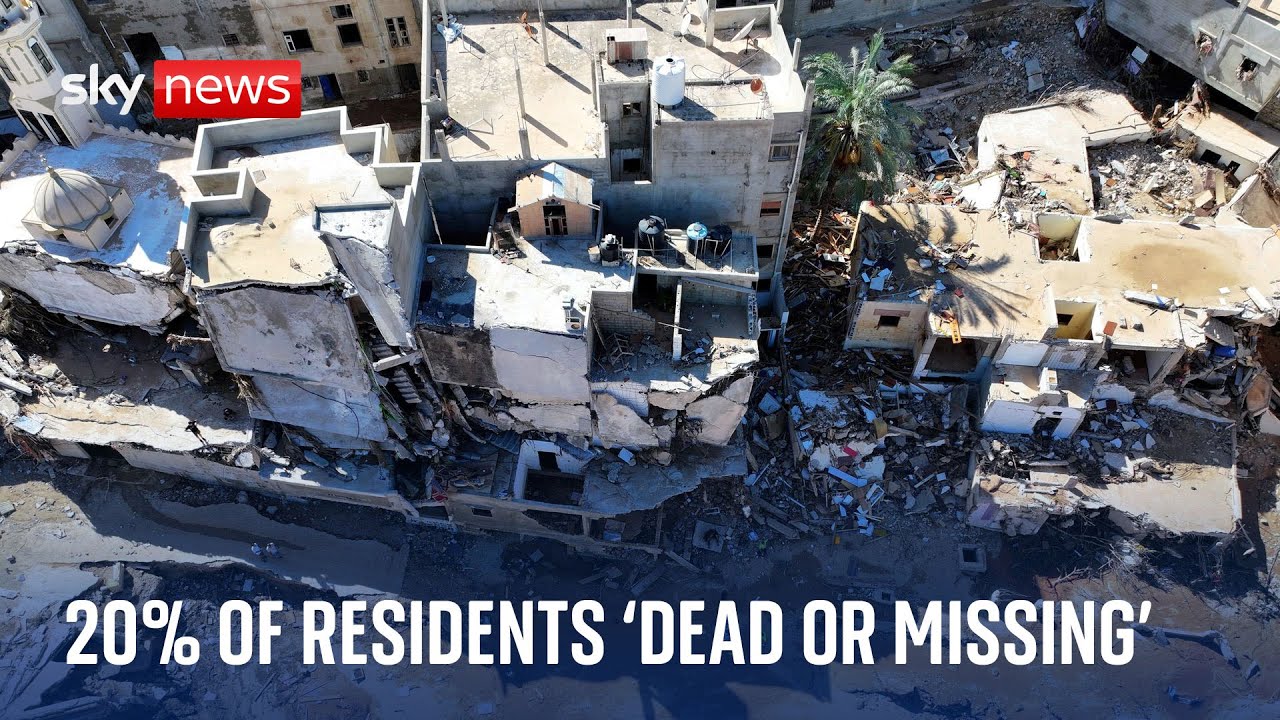 Libya floods: At least 20% of Derna's residents 'dead or missing'