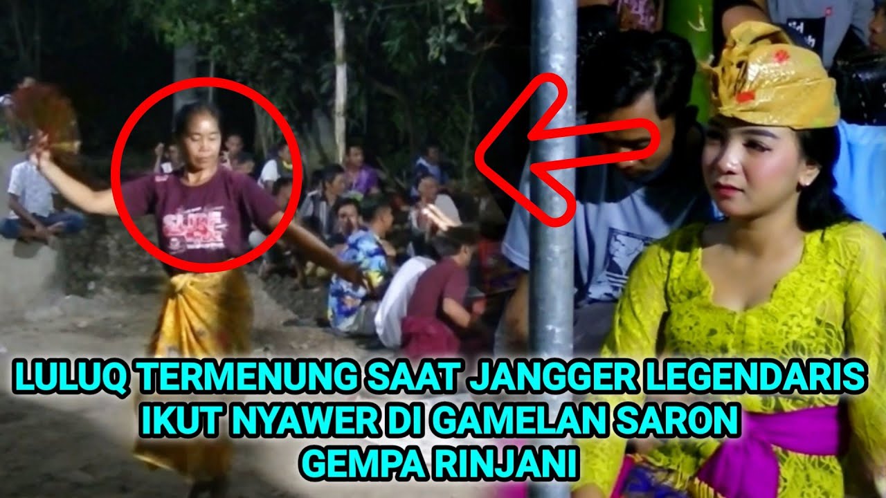 Full Satu jam bejanggeran bersama LULUQ ALMARJAN di iringi Gamelan saron GEMPAR RINJANI dasan gedang