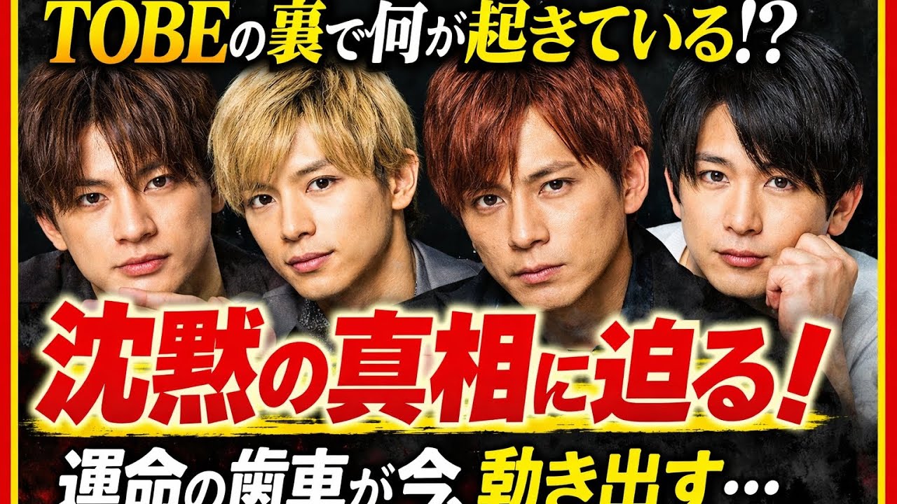 「TOBEの裏側で何が起きているのか…平野紫耀・北山宏光・三宅健が沈黙の中で動かす“運命の歯車”【衝撃ニュース】」