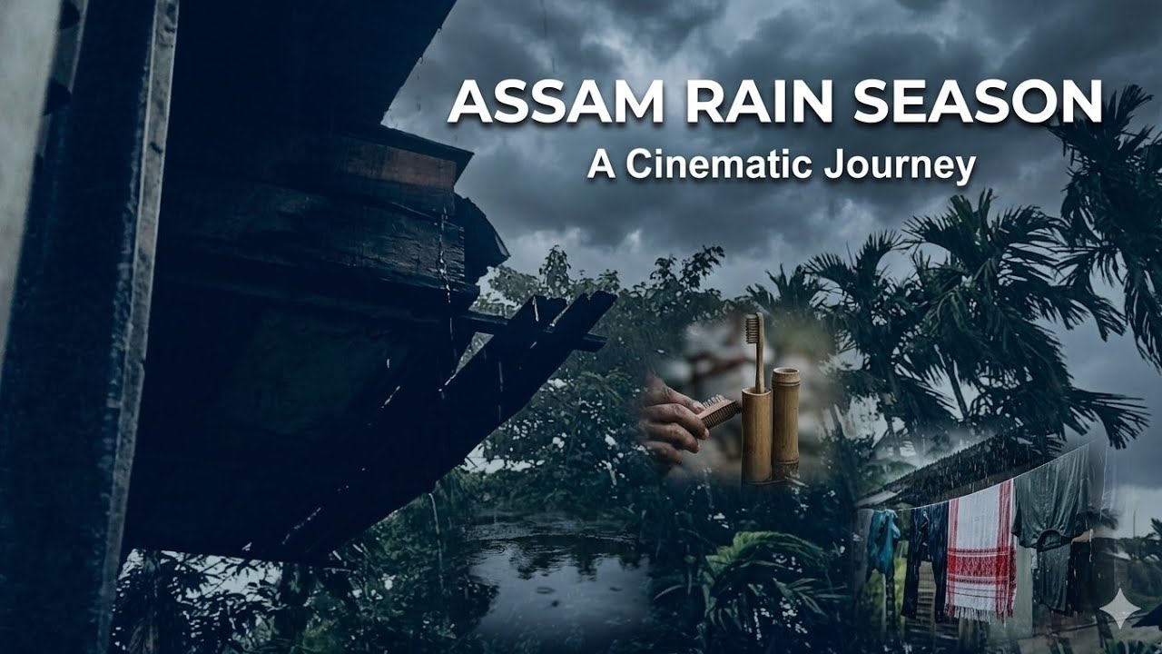 ASSAM RAIN SEASON: A Cinematic Journey 🌧️ | My Rainy Day Routine