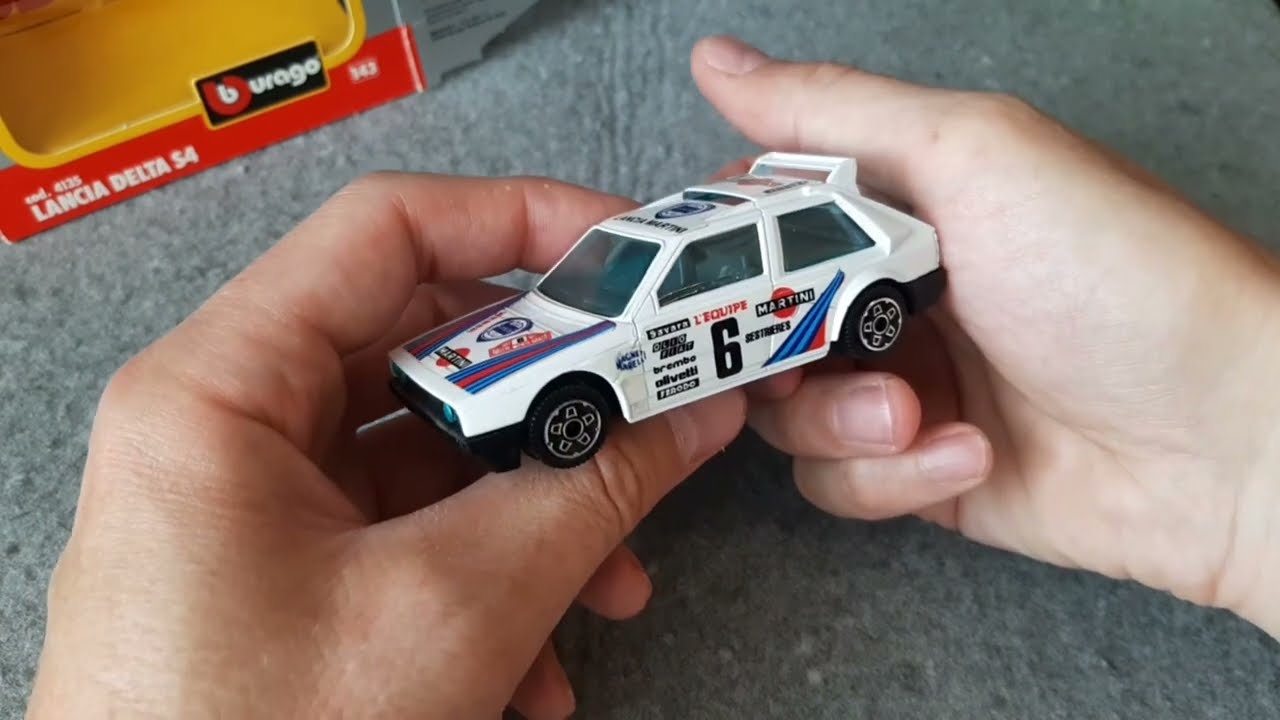 Lancia Delta S4 легенда группы B от Bburago в масштабе 1:43