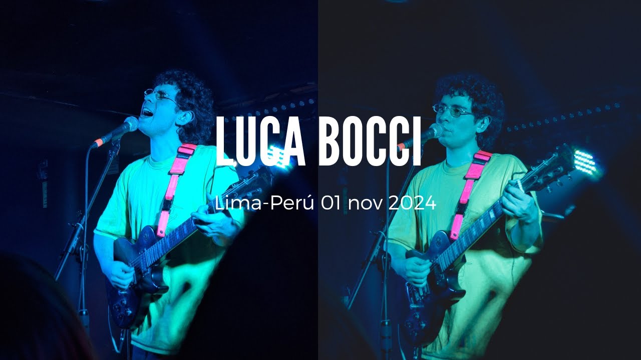 LUCA BOCCI en concierto LIMA-PERÚ 01/11/2024 #concertvlog Eli Vlogs #concert