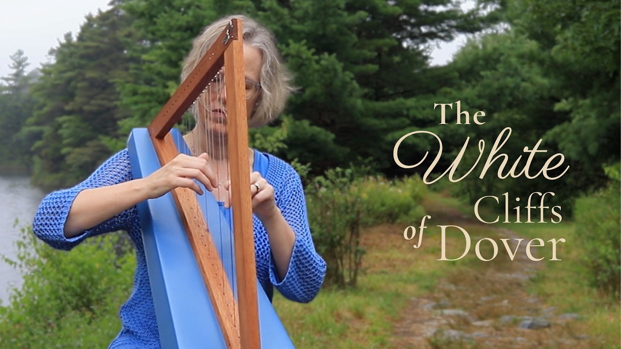 The White Cliffs of Dover, small cardboard Waring harp