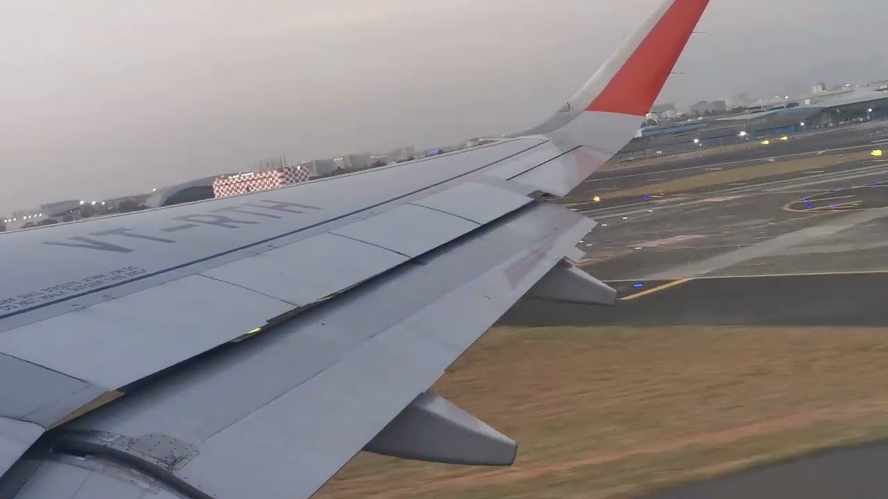 Take off from Mumbai Airport #mumbai #csmia #airport Air India#airindia