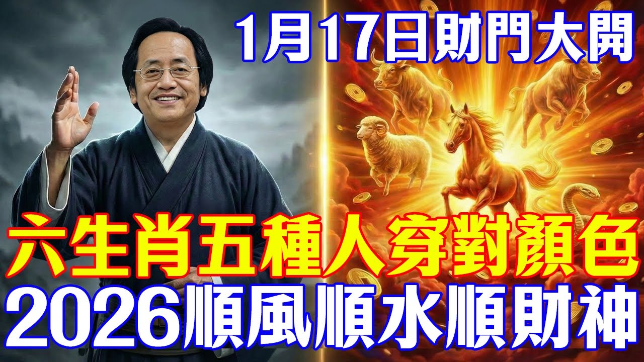 倪海廈：1月17日這5種人「穿黃色」接財氣，6生肖穿紅旺整年！