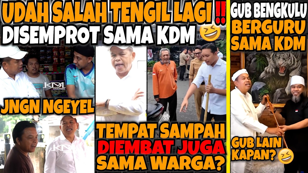 UDAH SALAH TENGIL LAGI‼️DISEMPROT KAN SAMA KDM🤣‼️GUB BENGKULU BERGURU SAMA KDM‼️GUB LAIN KAPAN NIH❓