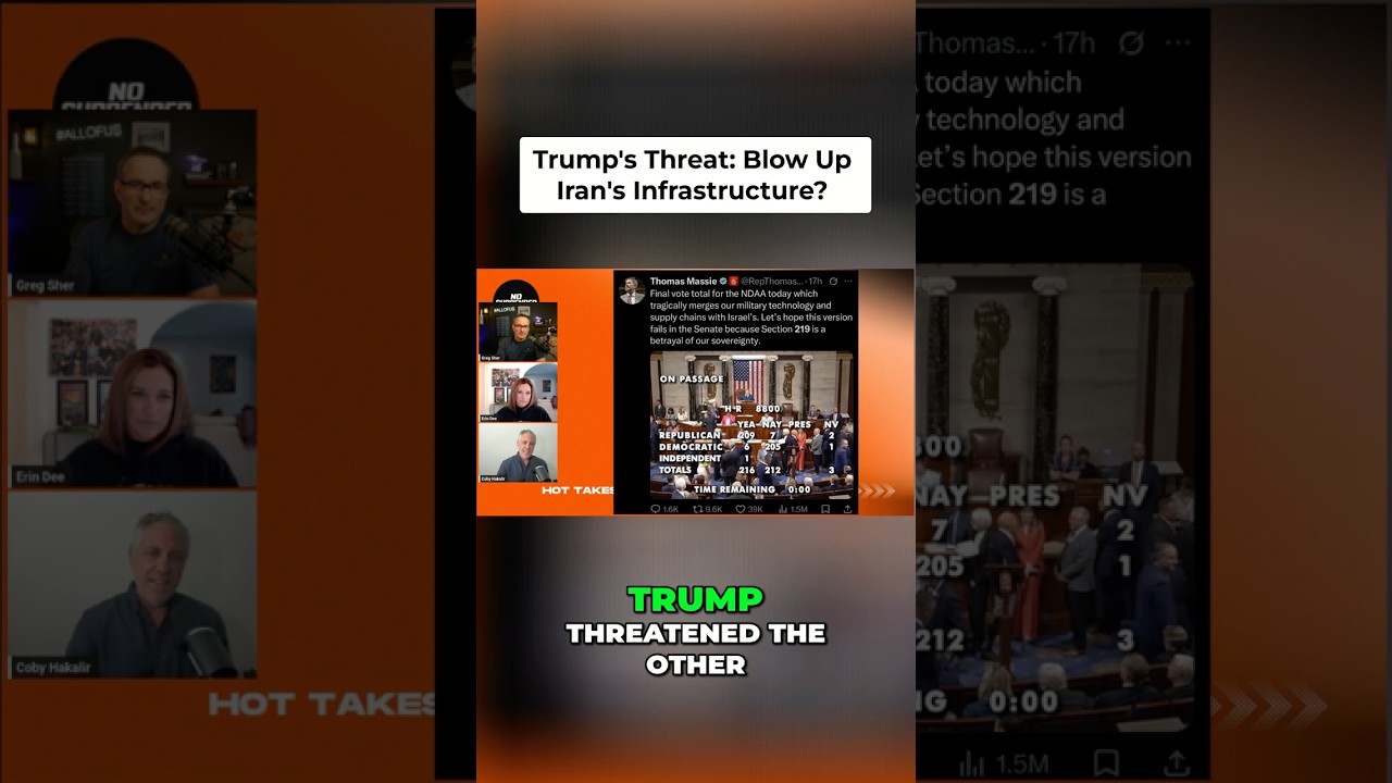 Trump's Threat: Blow Up Iran's Infrastructure?