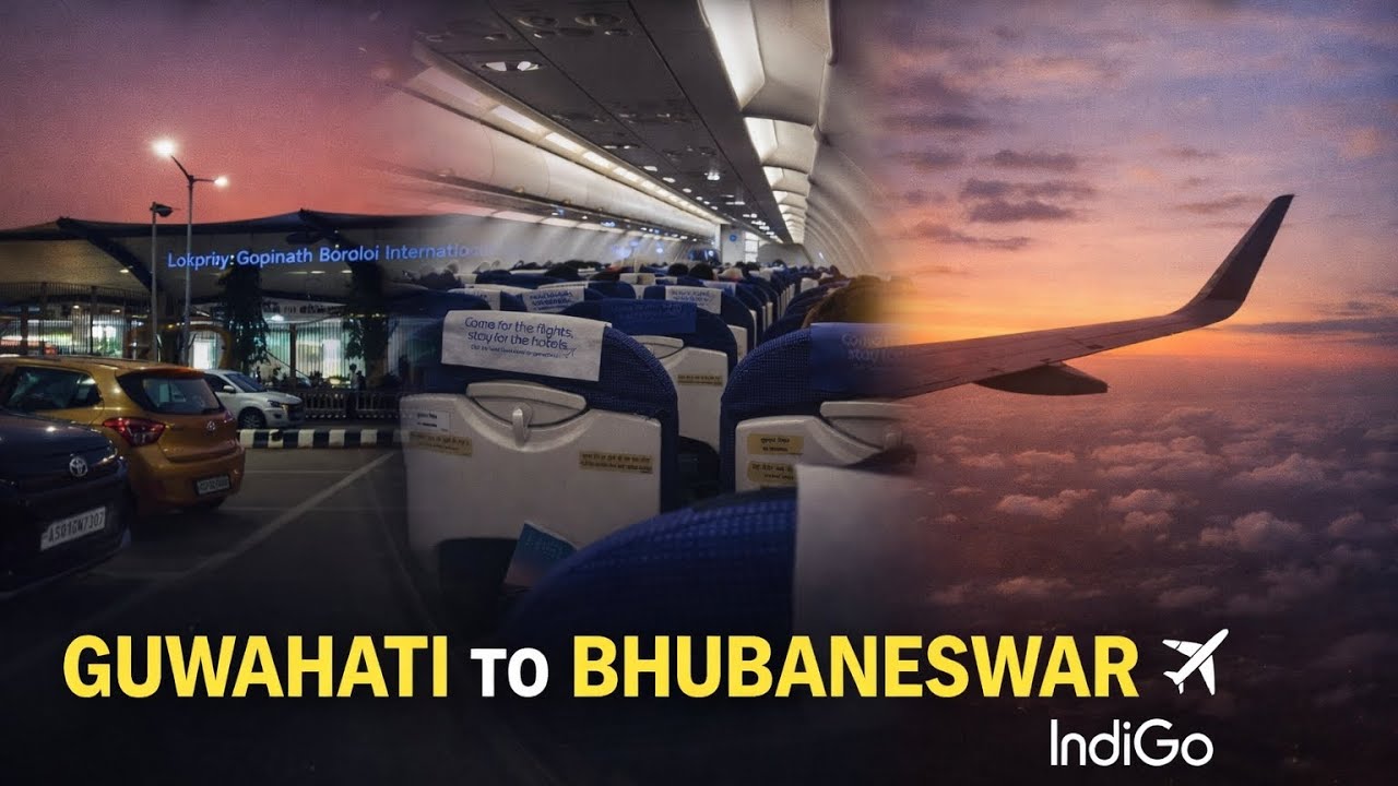 Guwahati To Bhubaneswar Direct Flight 🛫 Journey in IndiGo 6E6914