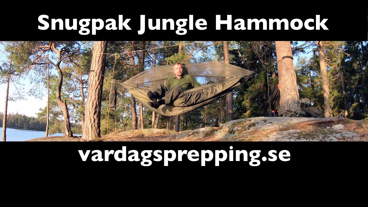 Vi testar Snugpak Jungle Hammock (igen)