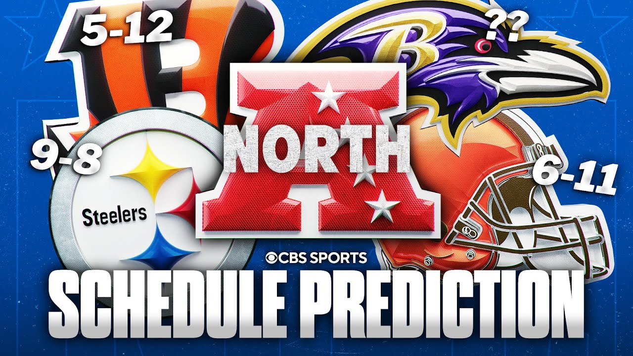 Predicting the Remaining Schedules for EVERY AFC North team | Will the Ravens run the table? 🤔