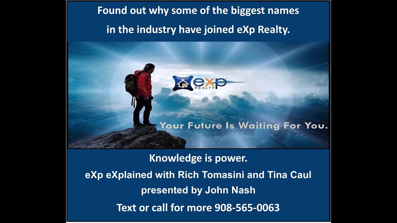 eXp eXplained with Rich Tomasini and Tina Caul presented by Joseph Burris and John Nash