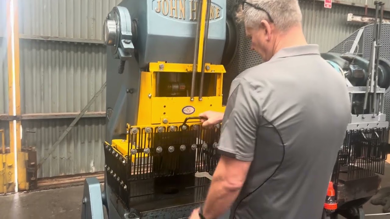 John Heine 203A Series 4 ton 300kN press stock 3153