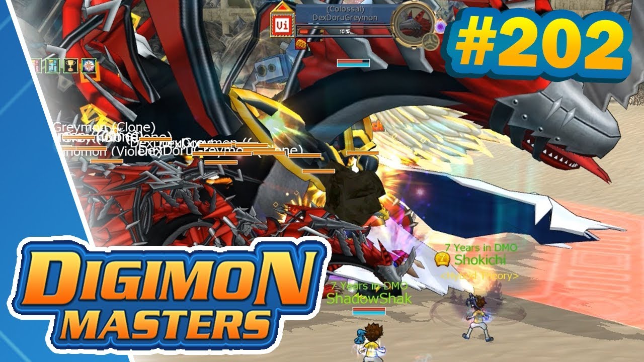 Digimon Masters Online - Ep 202 - DexDoruGreymon Colossal Raid Boss + Unlocking The Royal Base!