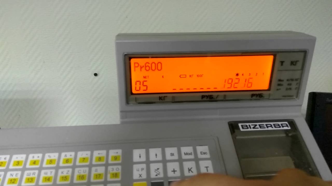 Настройка IP Bizerba BC 800