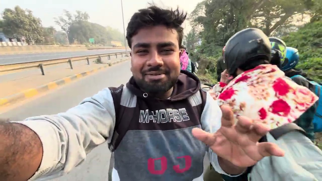 আজকে Finally Nabadwip পৌঁছে গেলাম😍 Bike tour 100km 