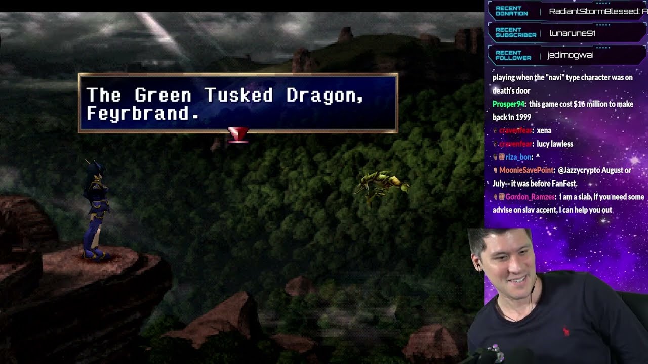 Legend of Dragoon VOD 1 - Sebbywebz Full Playthrough, Reactions & Voice Acting