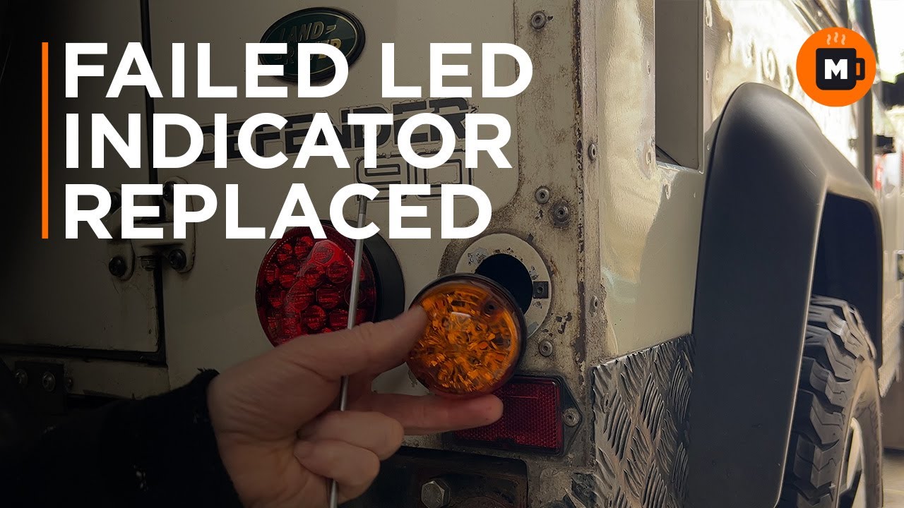Defender rear Wipac  LED indicator failure and fix