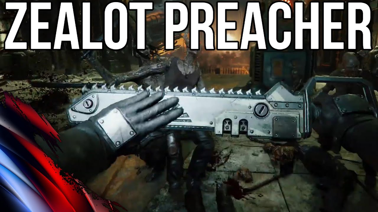 Zealot Preacher is a MELEE MACHINE! | Autopistol and Catachan Sword | WH40K Darktide (Closed Beta)