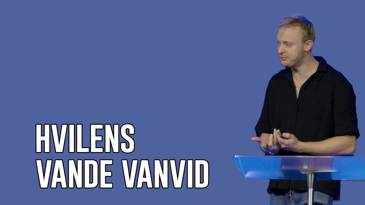 11.01.2026 Simon W. Krath-Andersen - Hvilens vande vanvid (Matthæusevangeliet 11 v. 28-30)