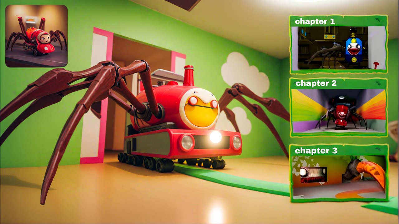 Spider Train Monsters Survival - Gameplay Walkthrough Part 16 - All Chapters (1,2,3) (Android, iOS)