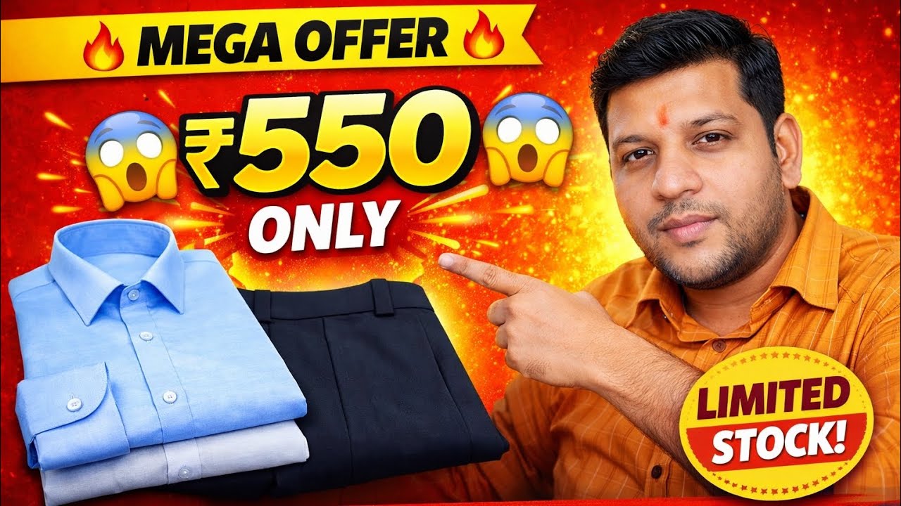 ₹550 Pant Shirt Combo Offer 😱 | Best Quality Formal Wear at Lowest Price | Limited Stock#Pant #viral