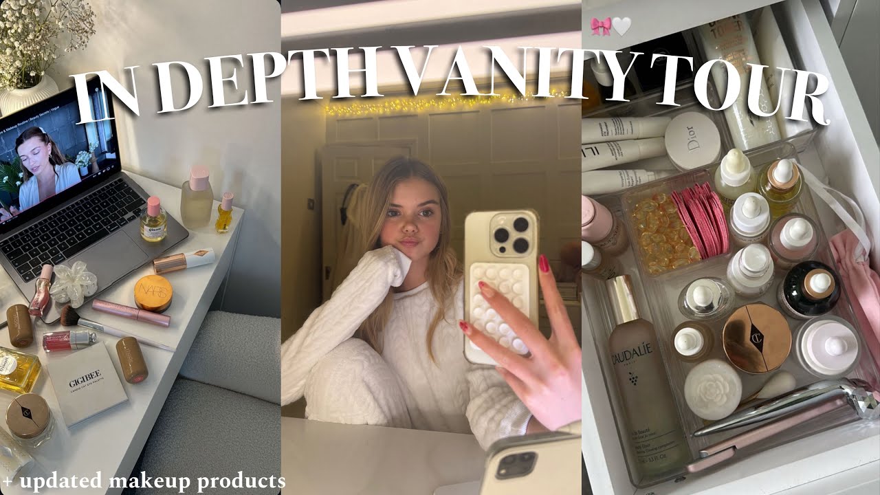 VANITY TOUR | MAKEUP + SKINCARE COLLECTION 🧖🏼‍♀️☁️✨