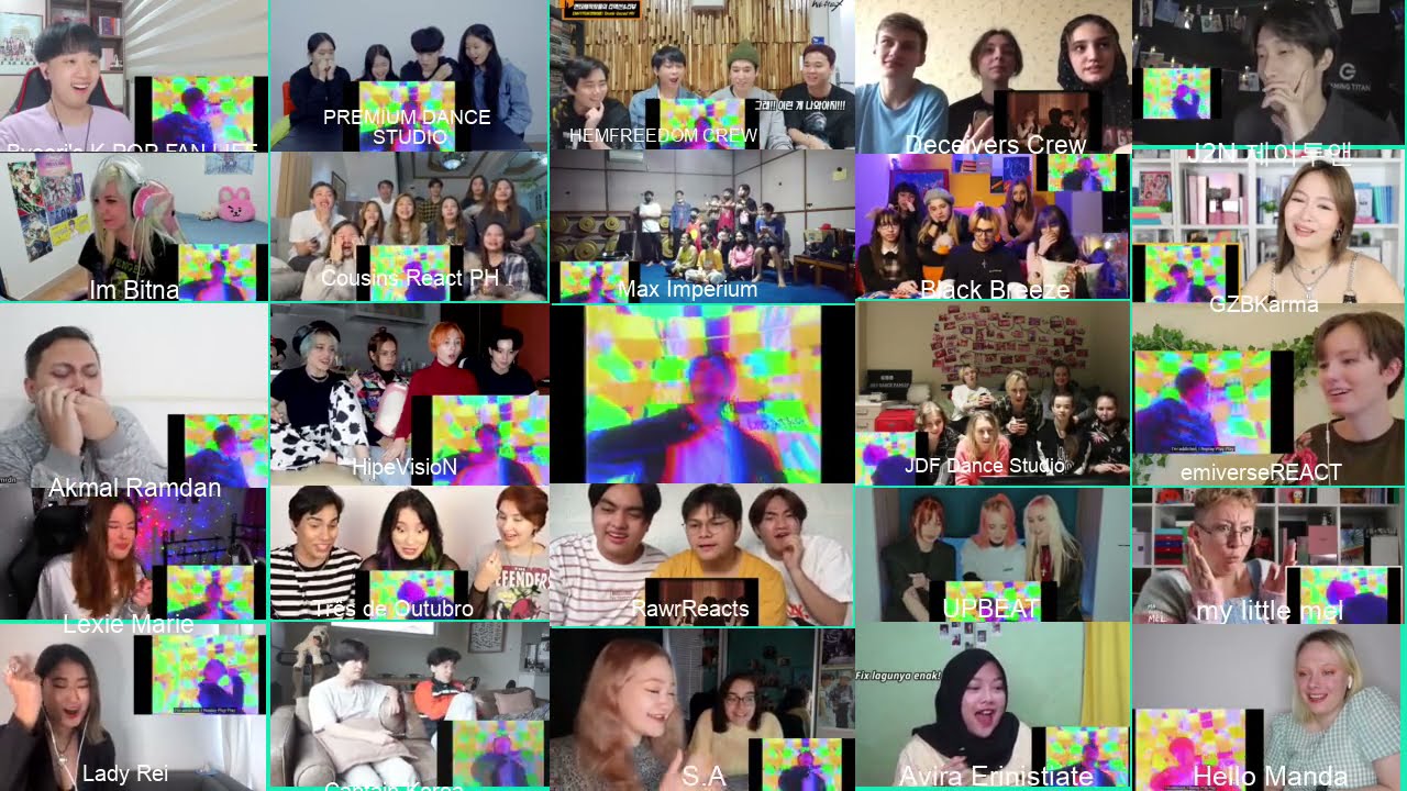 [MEGA REACTION MASHUP] ENHYPEN: (엔하이픈) 'Drunk-Dazed'