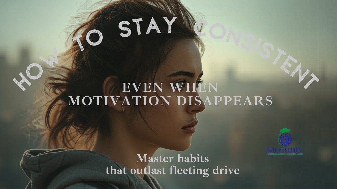 Staying Consistent for Yourself