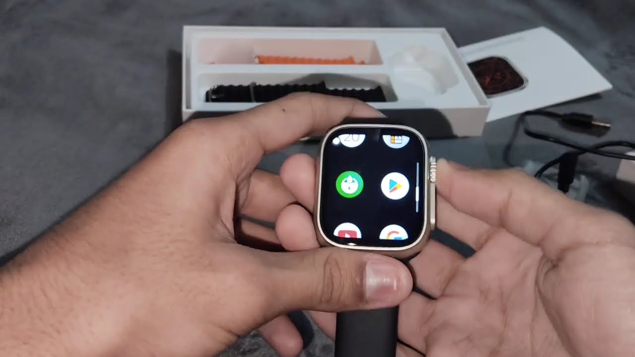 My new smart watch s8 ultra 5G Android smart watch #viral video 