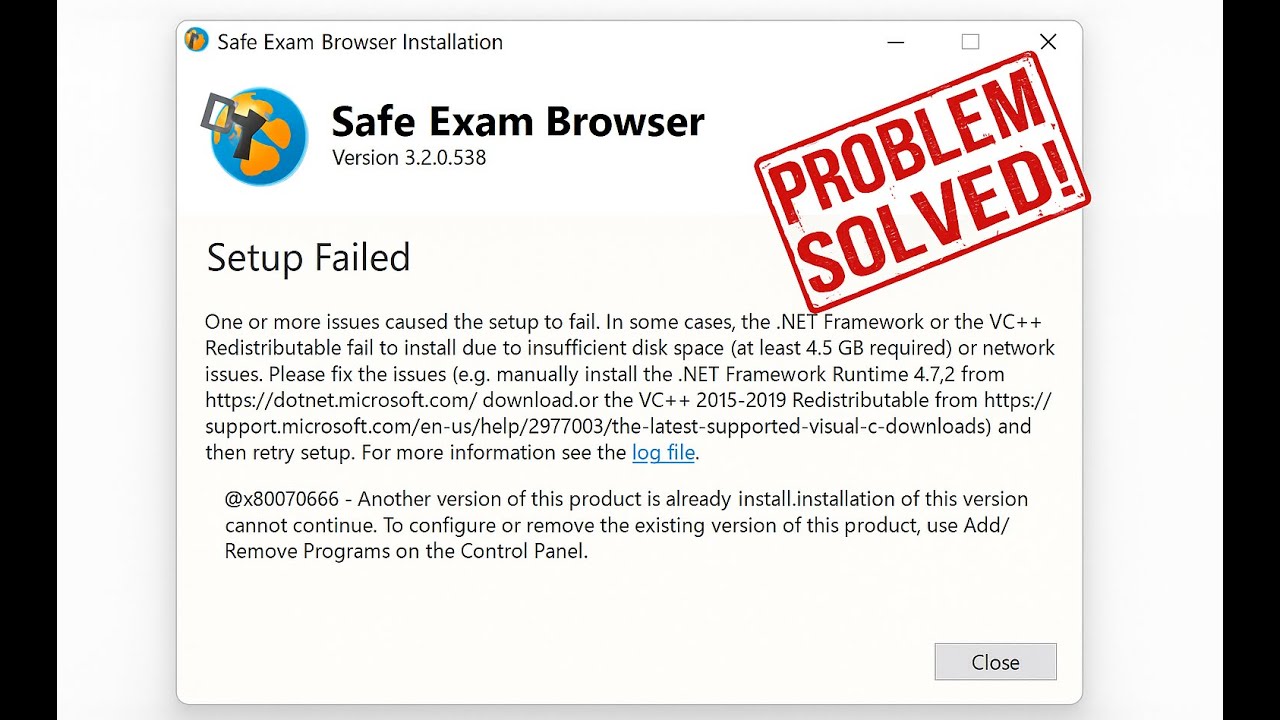 ✅ SAFE EXAM BROWSER ERROR 2025 &ndash; 100% FIXED!  SEB Not Opening  Installation Failed Windows 10/11