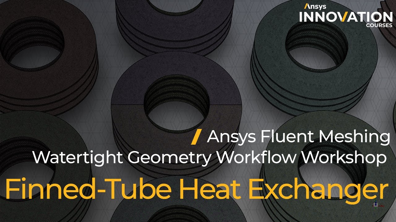Учебное пособие по ребристо-трубчатому теплообменнику с использованием рабочего процесса ANSYS Fl...